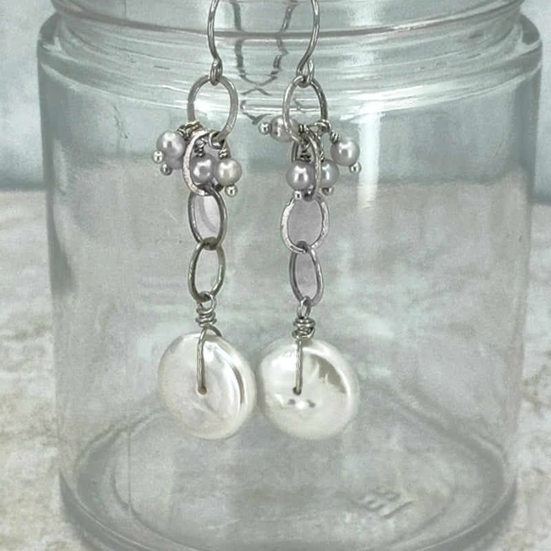 Deep Breath Pearl Earrings 3