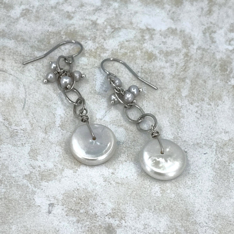 Deep Breath Pearl Earrings 6