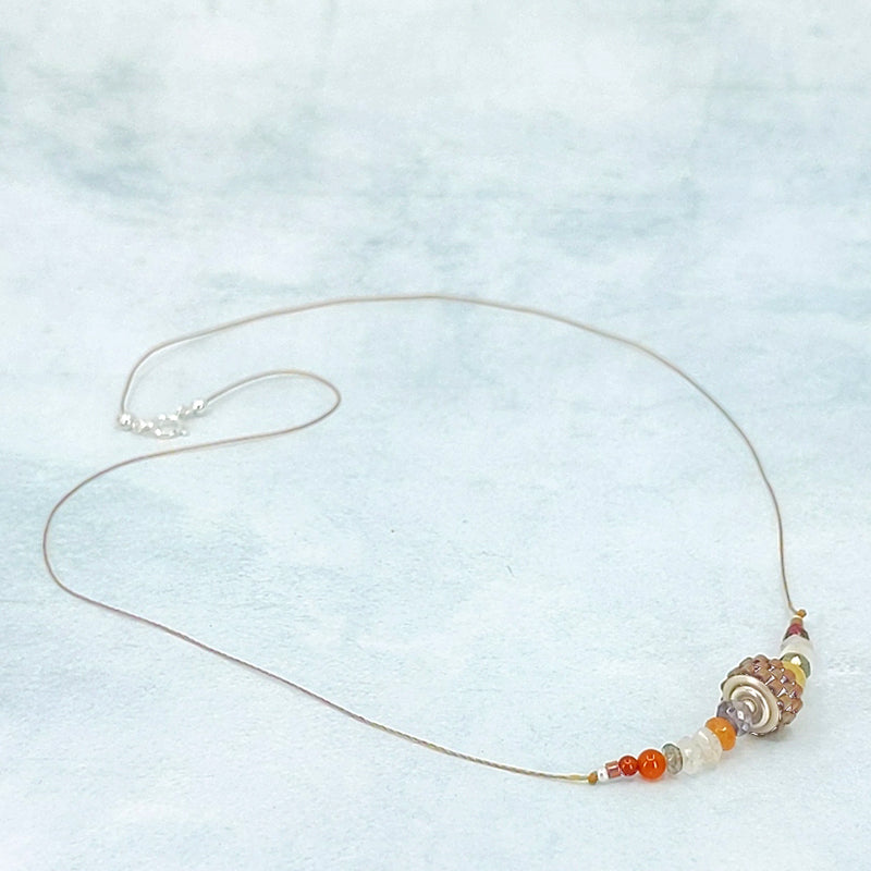 Color Theory Necklace, Batik 5