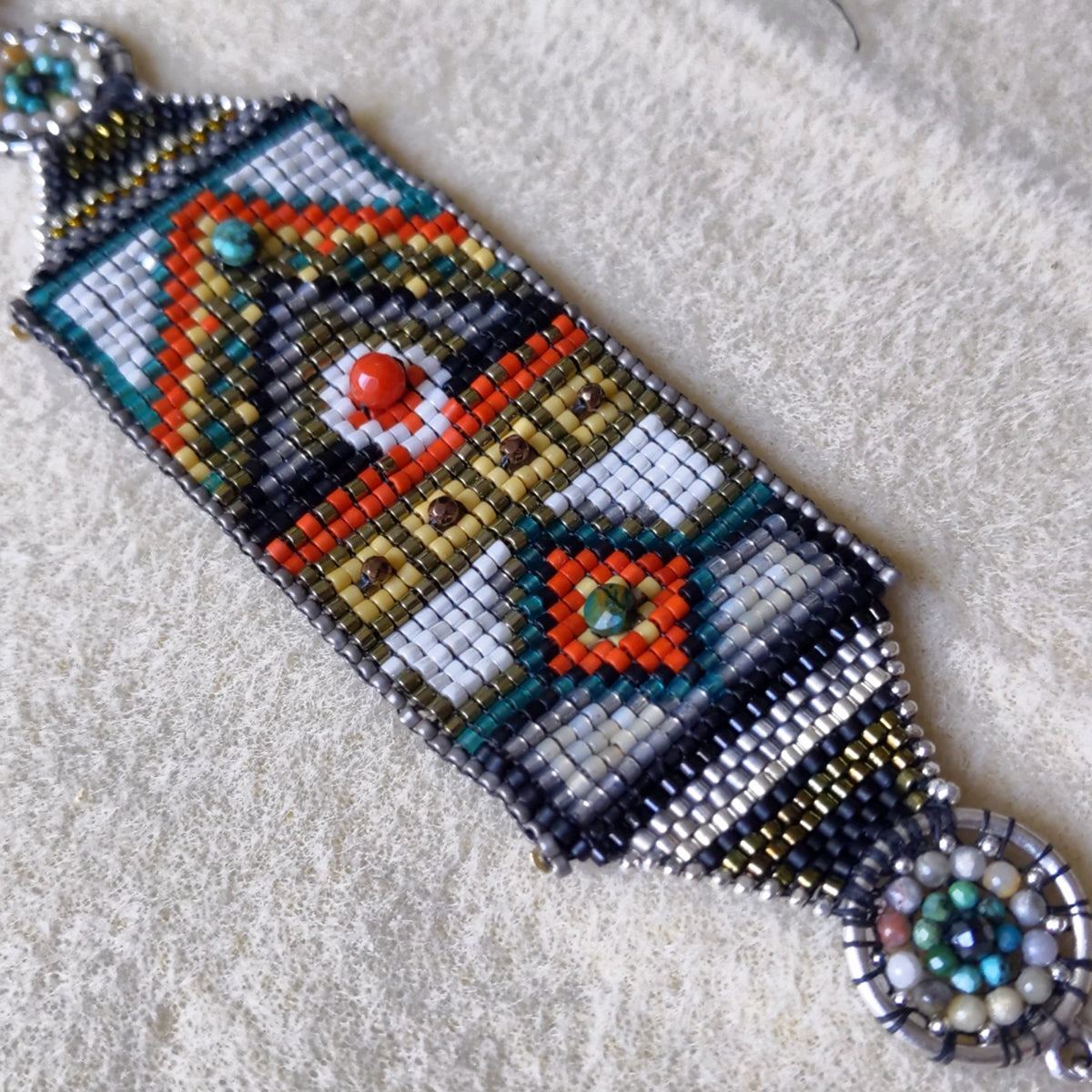 Red Door Opens Gemstone Band Bracelet 11