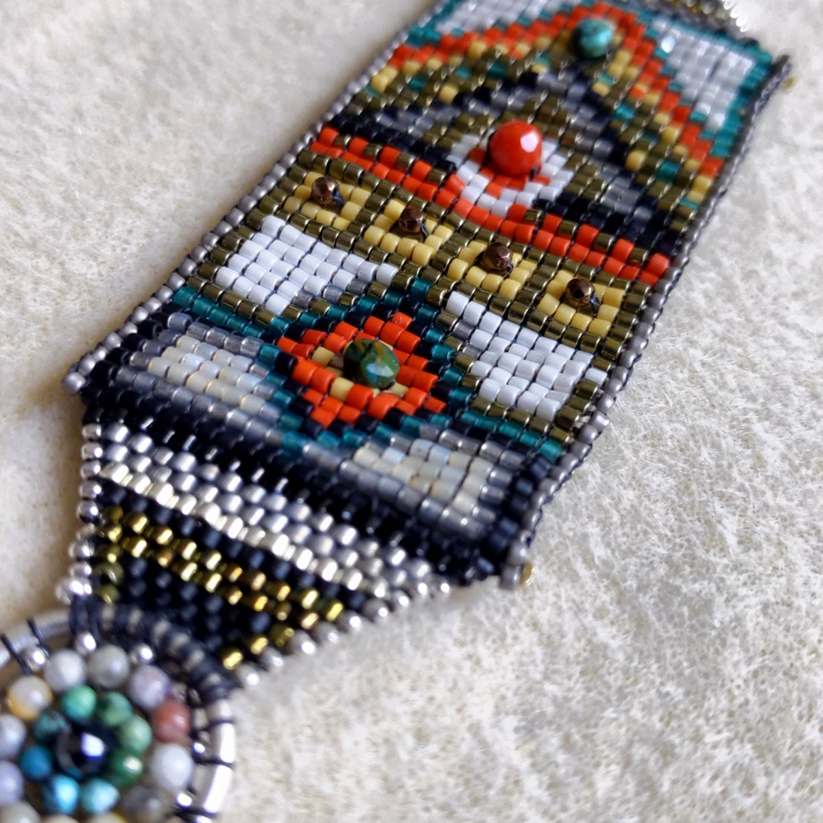 Red Door Opens Gemstone Band Bracelet 12