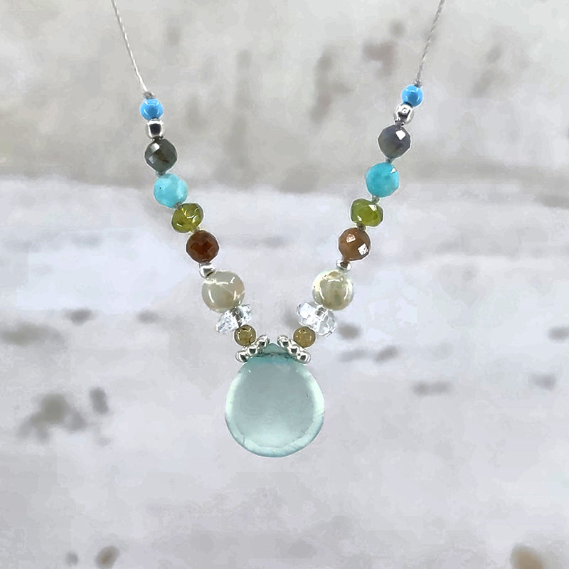 Amuse Necklace, Chalcedony