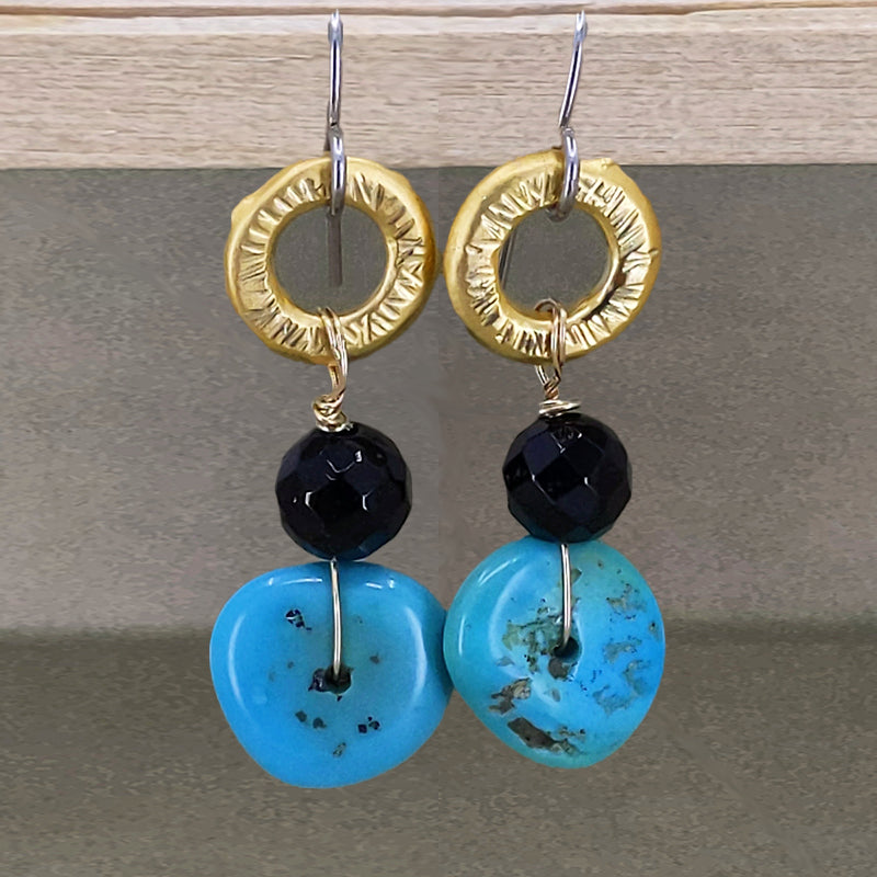 Single Minded Turquoise Earrings