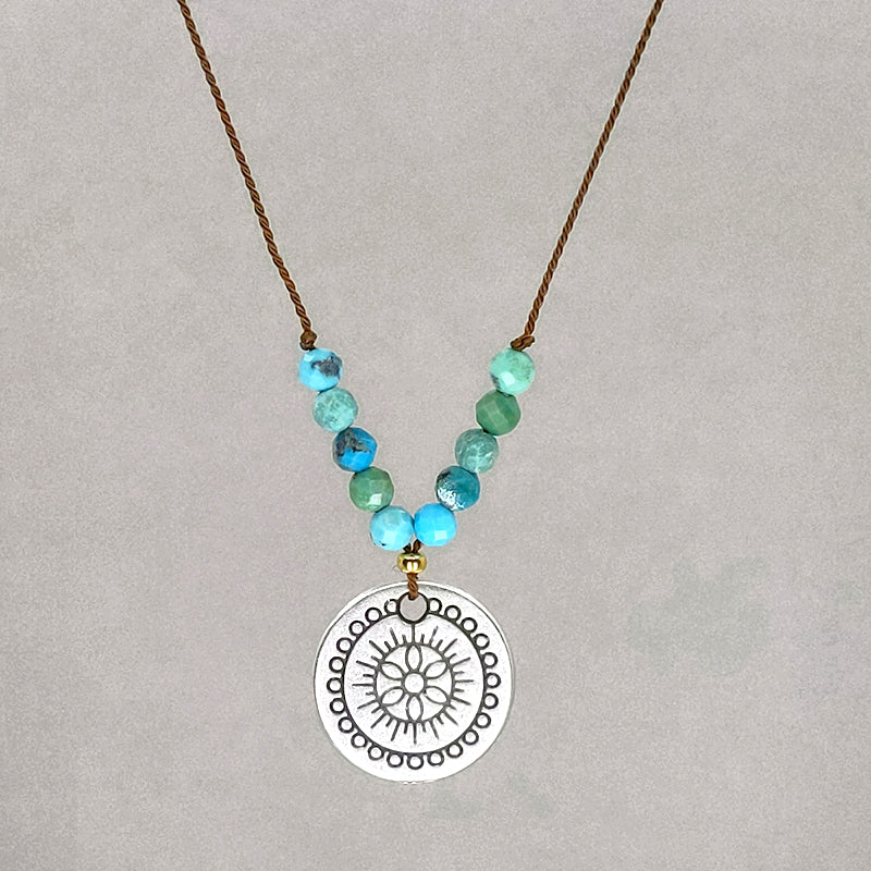 Ray of Bright Necklace, Turquoise