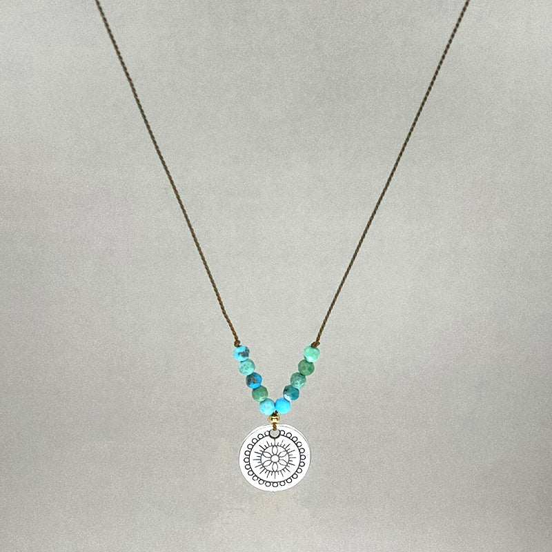 Ray of Bright Necklace, Turquoise 4
