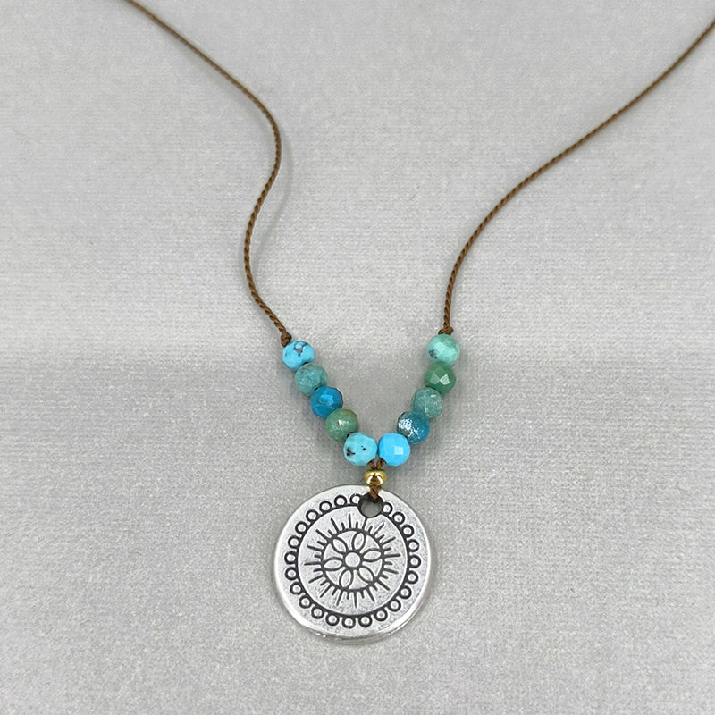 Ray of Bright Necklace, Turquoise 2