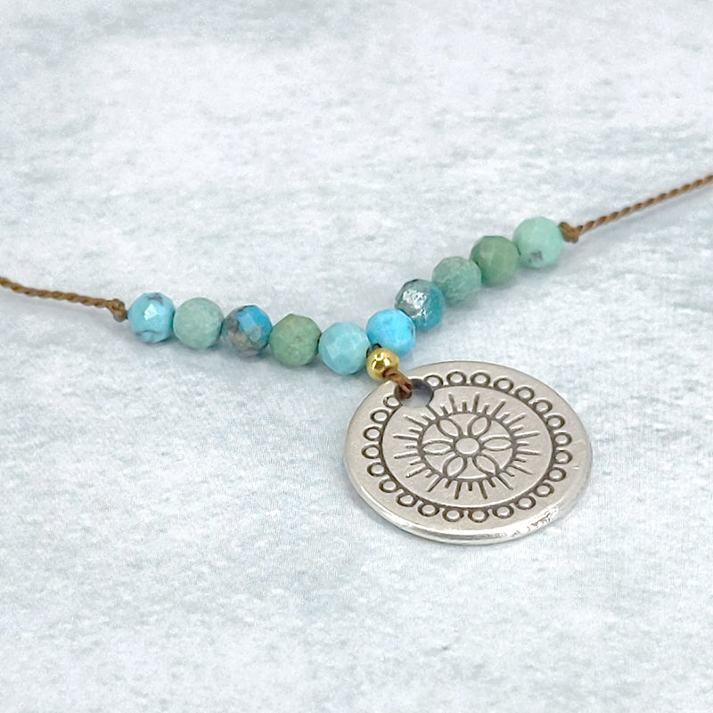 Ray of Bright Necklace, Turquoise