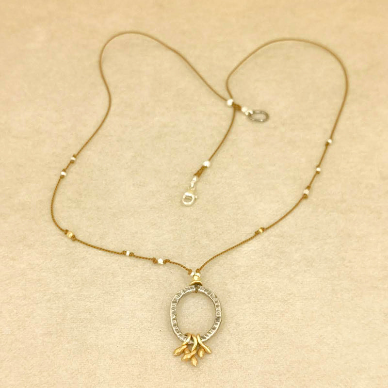 O Slow Down Necklace, Silver 5