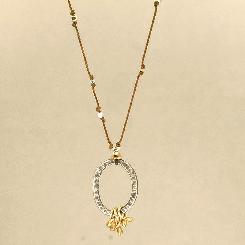 O Slow Down Necklace, Silver 9