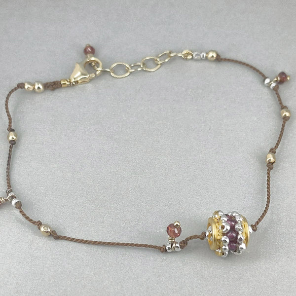 Adore You Bracelet, Gold and Garnet 3