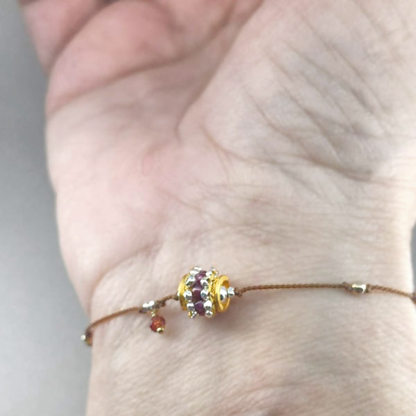 Adore You Bracelet, Gold and Garnet 4