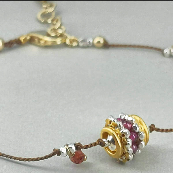 Adore You Bracelet, Gold and Garnet 5