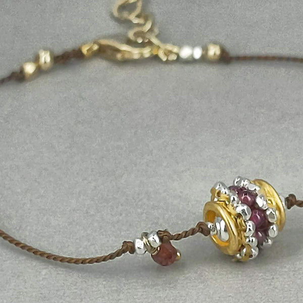 Adore You Bracelet, Gold and Garnet 10