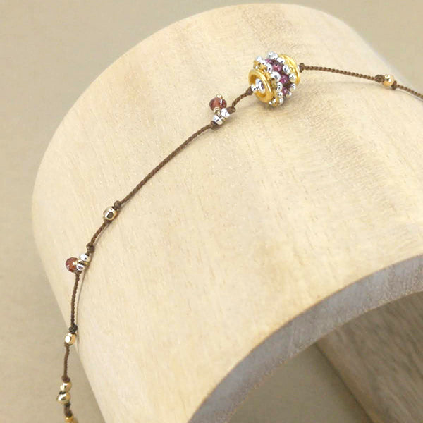 Adore You Bracelet, Gold and Garnet