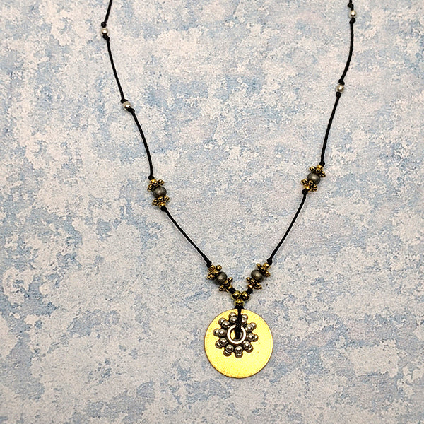 Celestine Mixed Metals Necklace 3