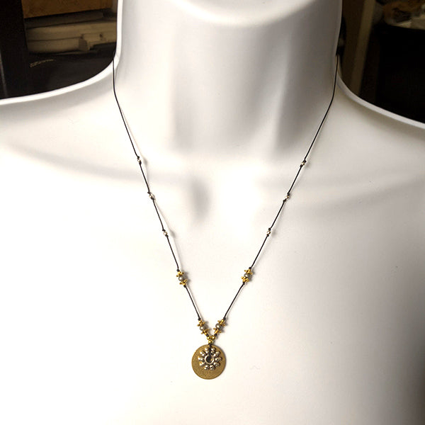 Celestine Mixed Metals Necklace 8