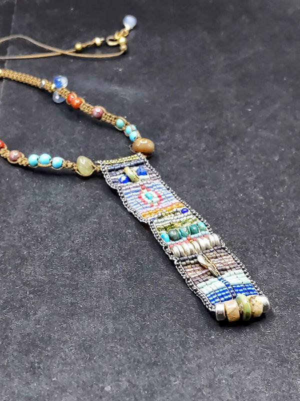 Taos Bead Tapestry Necklace