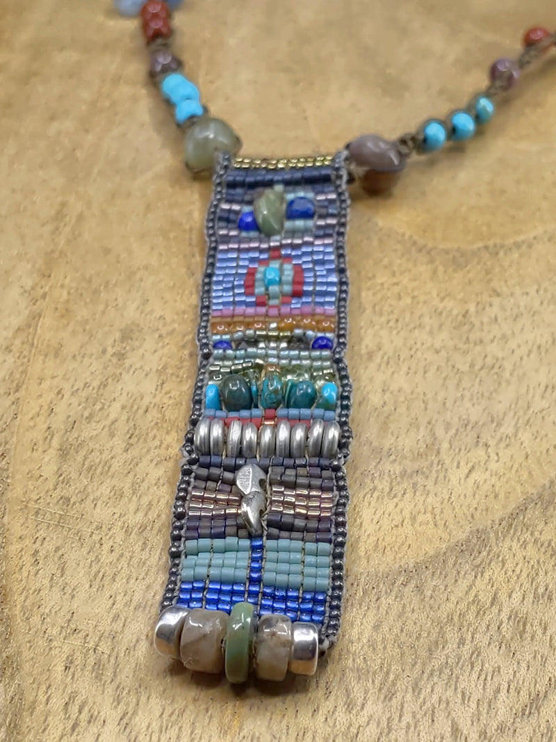 Taos Bead Tapestry Necklace