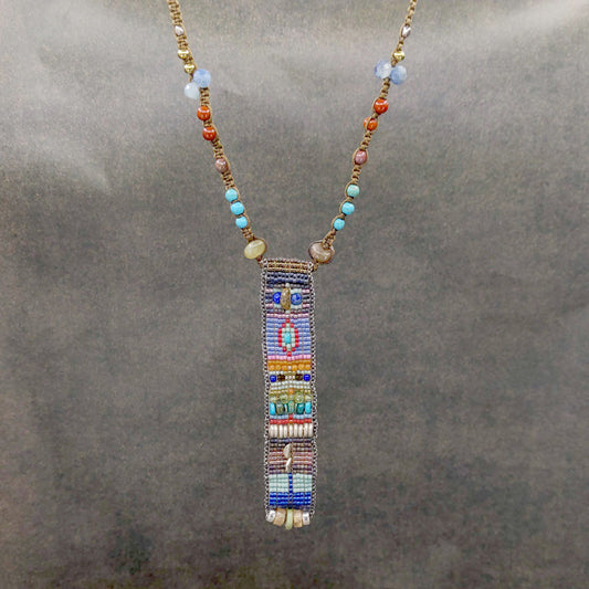 Taos Bead Tapestry Necklace