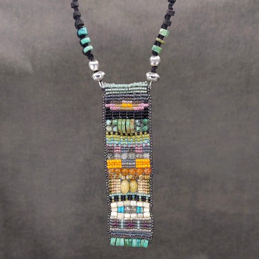 Gemstone Tapestry Necklace - Hatch Secondary