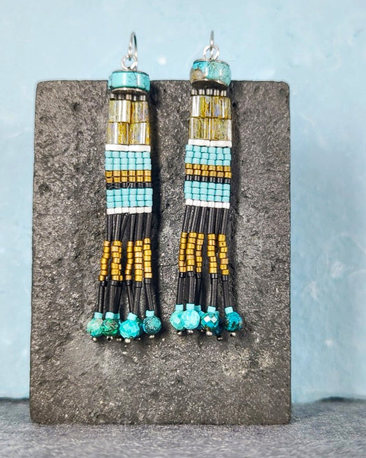 Coachella Turquoise Earrings