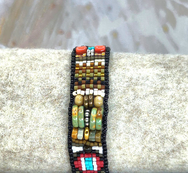 Lakota Gemstone Band Bracelet