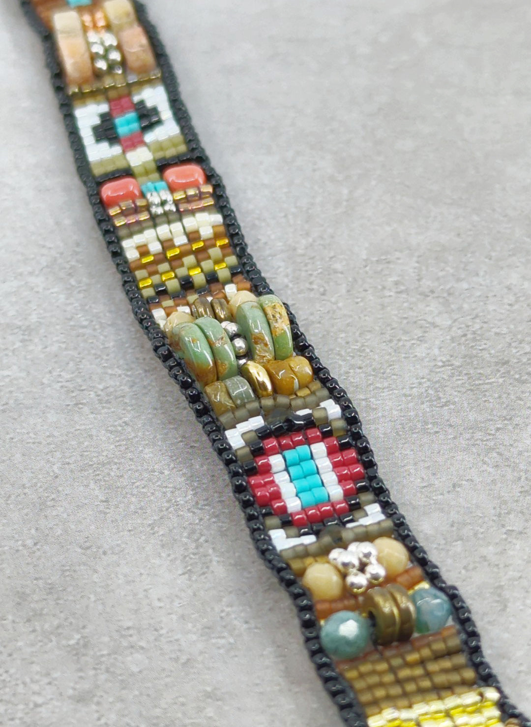 Lakota Gemstone Band Bracelet