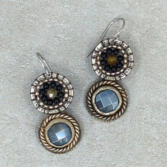 Deep Pool Earrings Secondary