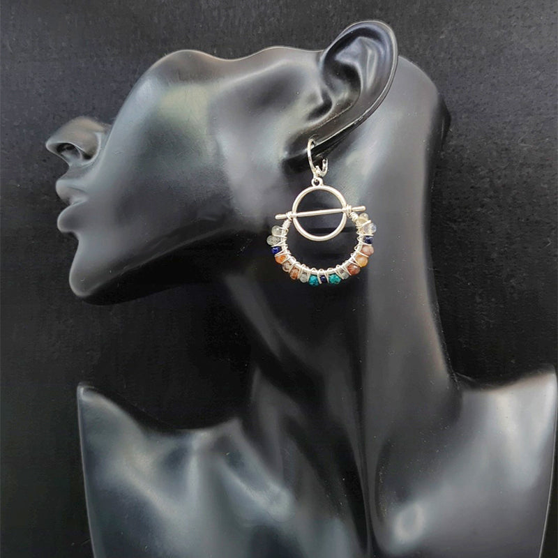 Solo Dos Gemstone Earrings