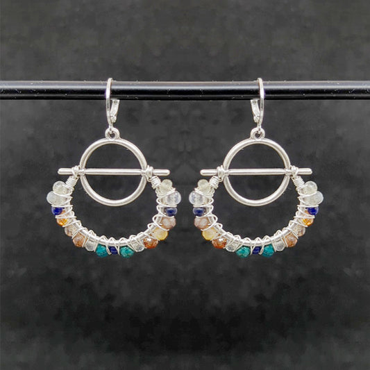 Solo Dos Gemstone Earrings