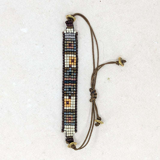 H'wood Hills Hand-Beaded Slim Bracelet