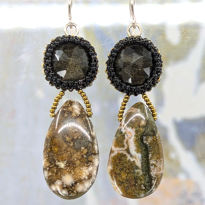 Obsidian Delight Earrings