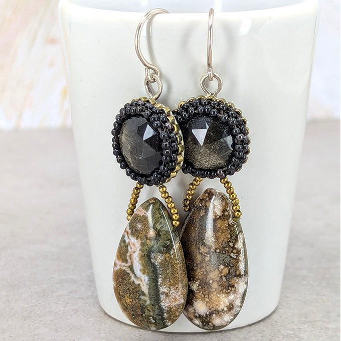 Obsidian Delight Earrings