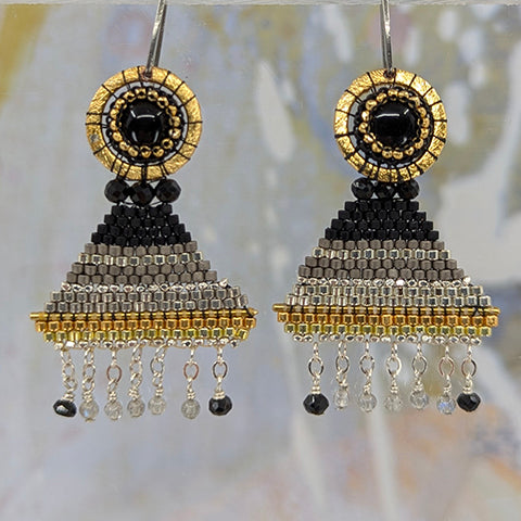 Kaos Black Onyx Earrings