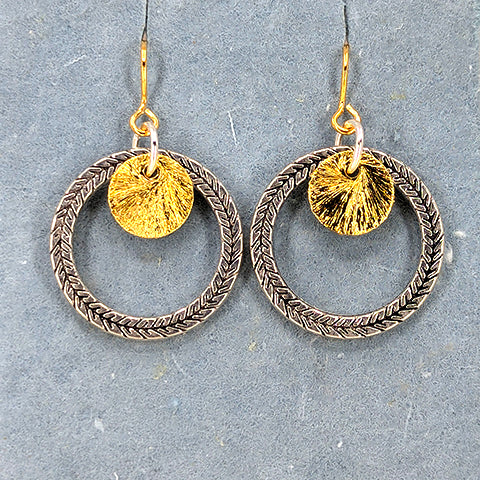 Dabble Gold and Silver Earrings