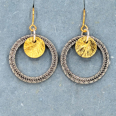 Dabble Gold and Silver Earrings