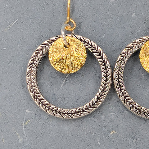 Dabble Gold and Silver Earrings