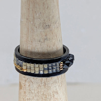 Nimbus Gemstone Band Ring 1
