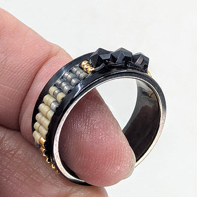 Nimbus Gemstone Band Ring 2