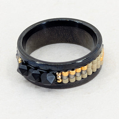Nimbus Gemstone Band Ring 