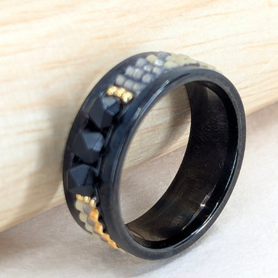 Nimbus Gemstone Band Ring 4