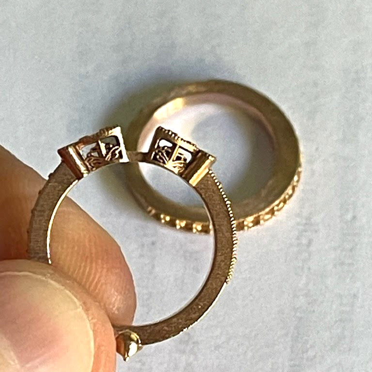 Custom Hollywood Engagement Ring for Tim C & Melinda B