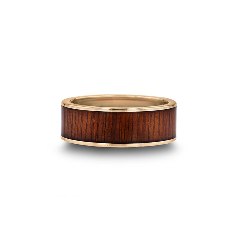 Wood and Gold Wedding Band view2