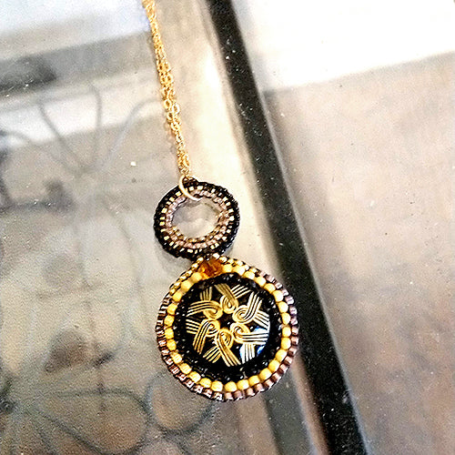 Black Amulet Necklace