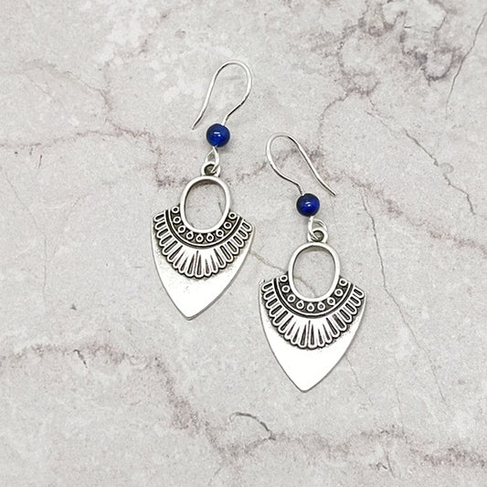 She Shields Lapis Earrings Secondary