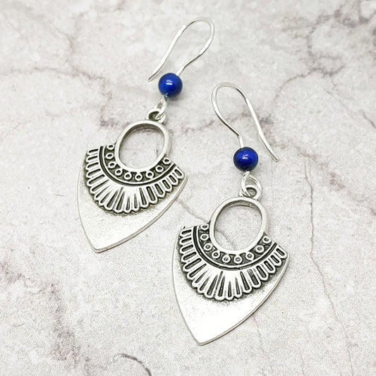 She Shields Lapis Earrings