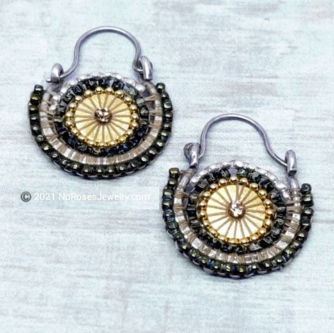 Golden Dama Hoop Earrings Secondary