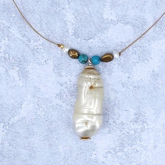 Flirting Seaside Pearl Necklace