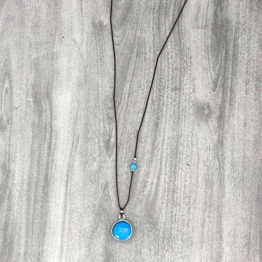 Circle of Turquoise Gemstone Pendant Secondary