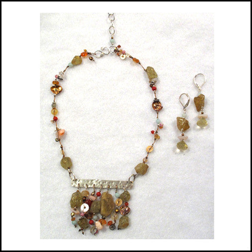 Custom Bridal Necklace: Alexis , Necklace - No Roses Custom, No Roses Jewelry Artisan Jewelry Los Angeles - 2 Secondary